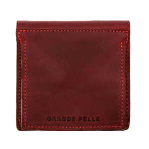 Гаманець чоловічий шкіряний бордовий GRANDE PELLE 537161