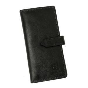 Гаманець чоловічий шкіряний чорний GRANDE PELLE 524610
