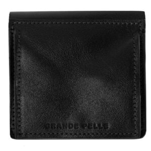 Гаманець чоловічий шкіряний чорний GRANDE PELLE 537610