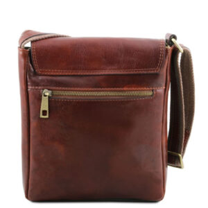 Сумка месенджер чоловіча шкіряна коричнева Tuscany Leather 1407_1_1