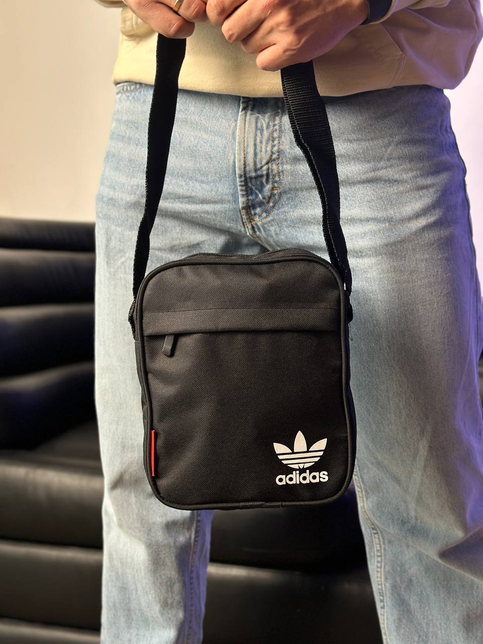 Чоловіча сумка через плече Adidas s256 текстиль