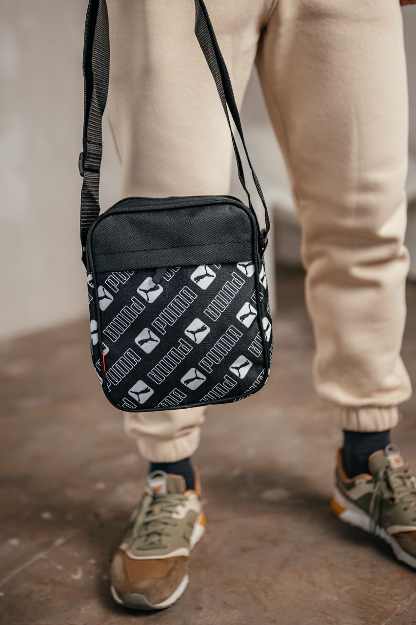Чоловіча сумка через плече Puma s254 з текстилю Оксфорд