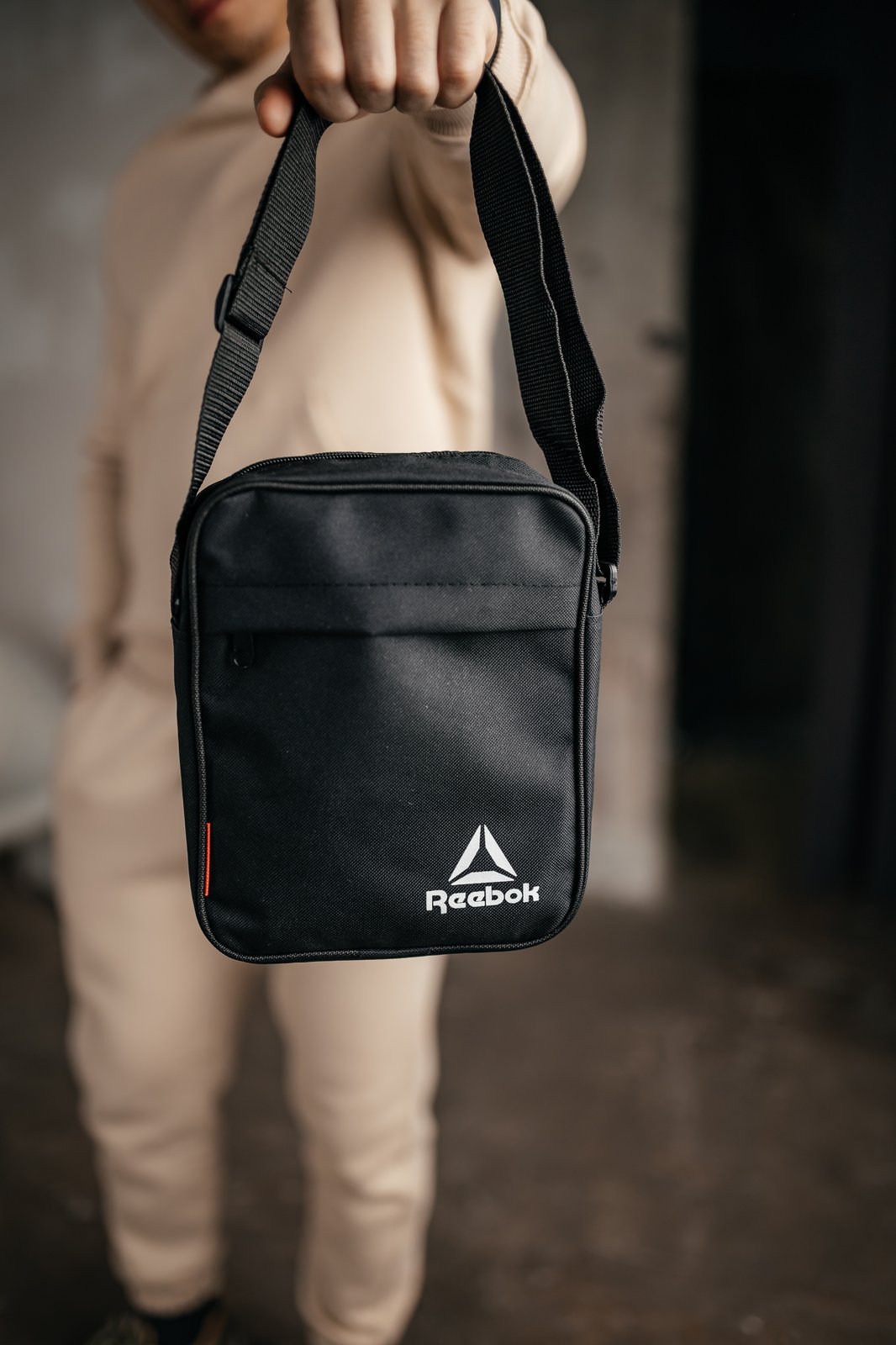 Текстильна чоловіча сумка через плече Reebok Оксфорд
