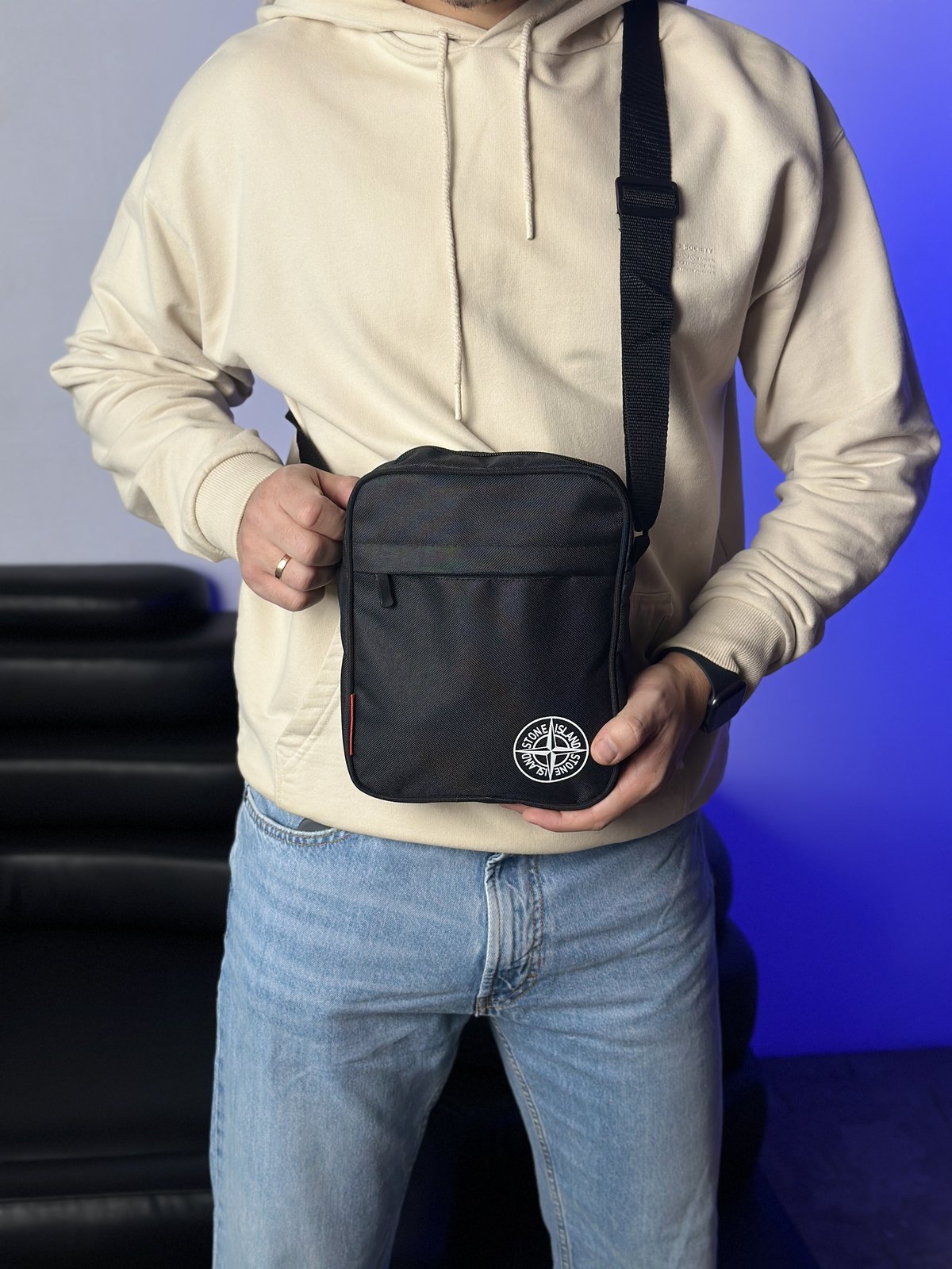 Спортивна чоловіча сумка через плече Stone Island
