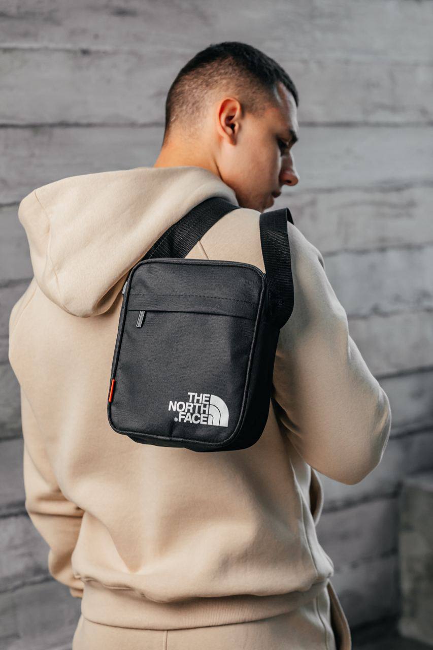 Чоловіча сумка через плече The North Face s235 чорна