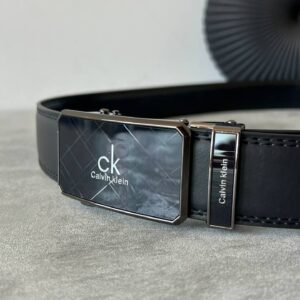 Жіночий ремінь Calvin Klein автомат з PU шкіри